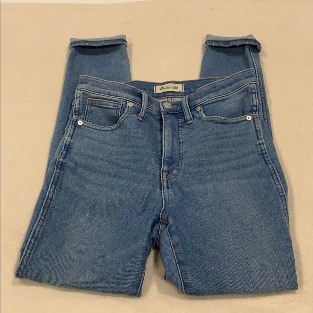 Madewell 10" high rise skinny jeans